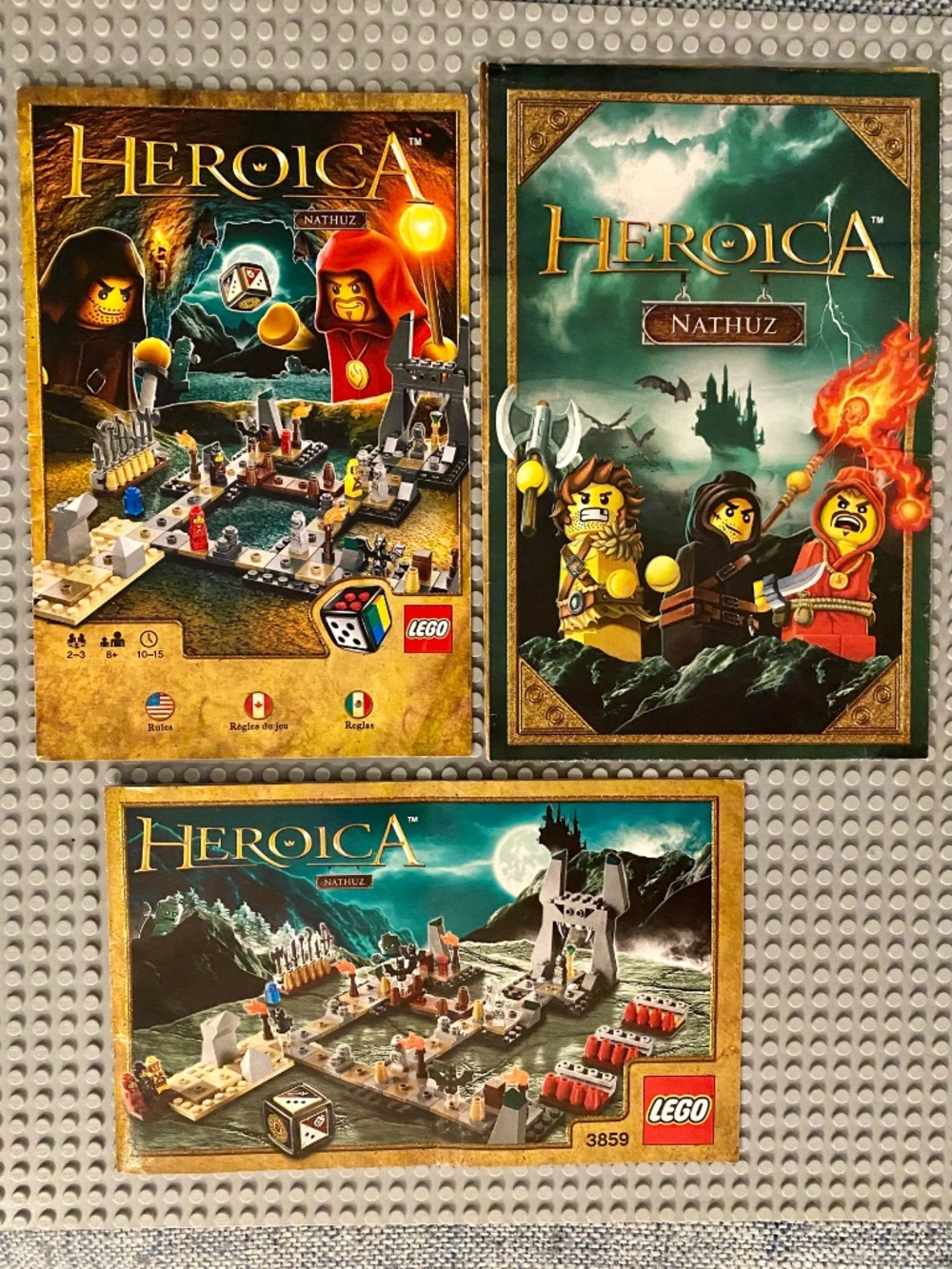 🔥LEGO 3859 Heroica Nathuz Game Set 🦇 2011🦇 7 Micro Figures/ Expandable Game🎲 - Picture 4 of 13